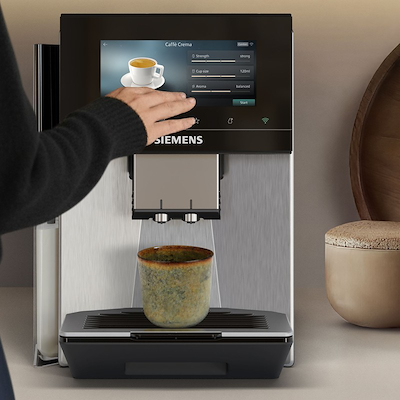 Siemens TQ927EZ3 EQ900 plus iAroma fuldautomatisk kaffemaskine med dualBean system