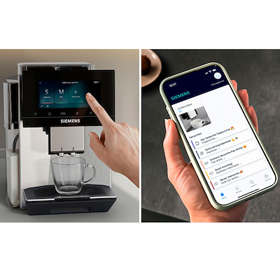 Siemens TQ927EZ3 EQ900 plus iAroma fuldautomatisk kaffemaskine med dualBean system