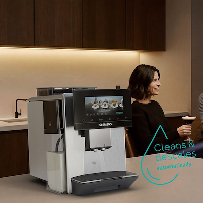 Siemens TQ927EZ3 EQ900 plus iAroma fuldautomatisk kaffemaskine med dualBean system