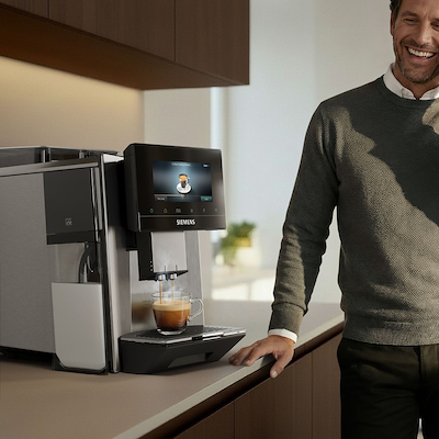 Siemens TQ927EZ3 EQ900 plus iAroma fuldautomatisk kaffemaskine med dualBean system