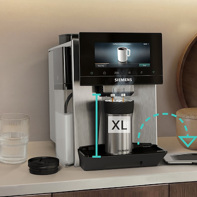 Siemens TQ927EZ3 EQ900 plus iAroma fuldautomatisk kaffemaskine med dualBean system