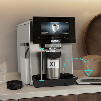 Siemens EQ900 TQ925E03 iAroma fuldautomatisk kaffemaskine rustfrit stål