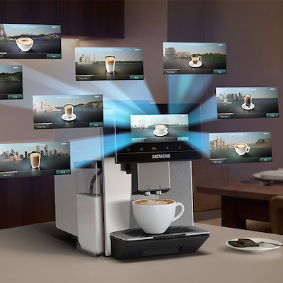 Siemens EQ900 TQ925E03 iAroma fuldautomatisk kaffemaskine rustfrit stål