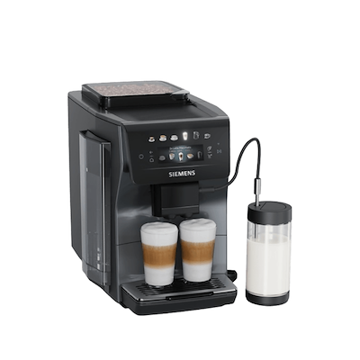 Siemens TP603EM6 EQ600 iAroma fuldautomatisk kaffemaskine sølvmetallic