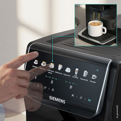 Siemens TP553E09 EQ500 iAroma fuldautomatisk kaffemaskine sort