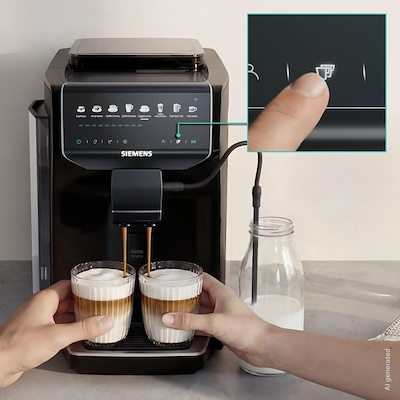 Siemens TP553E09 EQ500 iAroma fuldautomatisk kaffemaskine sort
