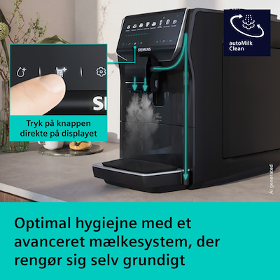 Siemens TP553E09 EQ500 iAroma fuldautomatisk kaffemaskine sort