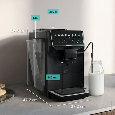 Siemens TP553E09 EQ500 iAroma fuldautomatisk kaffemaskine sort