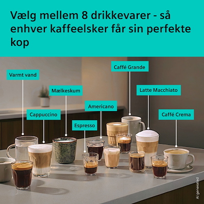 Siemens TP553E09 EQ500 iAroma fuldautomatisk kaffemaskine sort