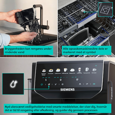 Siemens TP553E05 EQ500 iAroma fuldautomatisk kaffemaskine