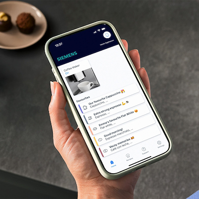 Siemens EQ700 TP725ET7 iAroma fuldautomatisk kaffemaskine inox sølv metallic
