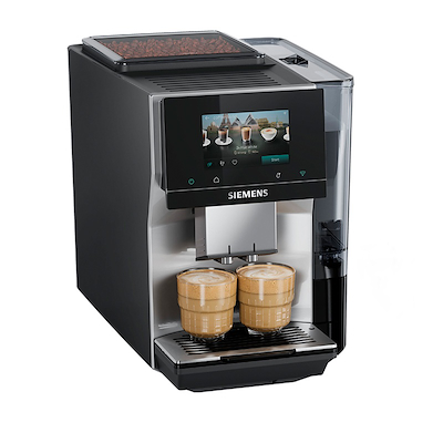 Siemens EQ700 TP725ET7 iAroma fuldautomatisk kaffemaskine inox sølv metallic