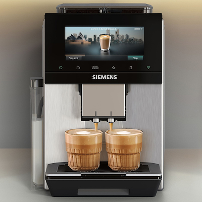 Siemens EQ900 TQ927E03 iAroma fuldautomatisk kaffemaskine rustfrit stål