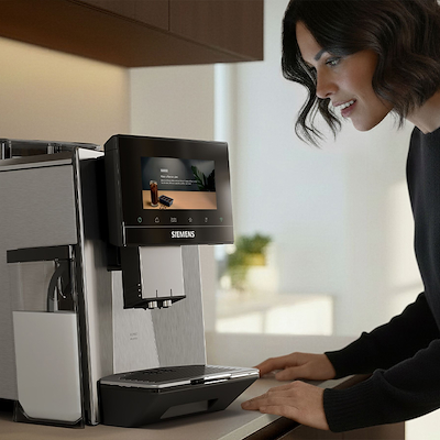 Siemens EQ900 TQ927E03 iAroma fuldautomatisk kaffemaskine rustfrit stål