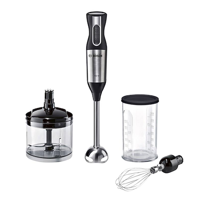 Bosch stavblender med stålfod og minihakker MSM6S50B