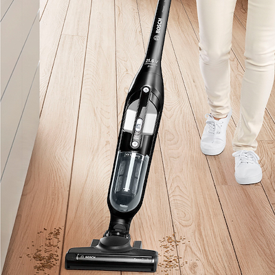 Bosch BBH32101 Flexxo serie 4 genopladelig stangstøvsuger 21,6 V sort