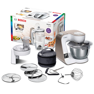 Bosch MUM5XW20 køkkenmaskine med tilbehør 1000 watt