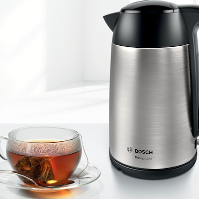 Bosch Designline TWK3P420 elkedel stål 1,7 liter
