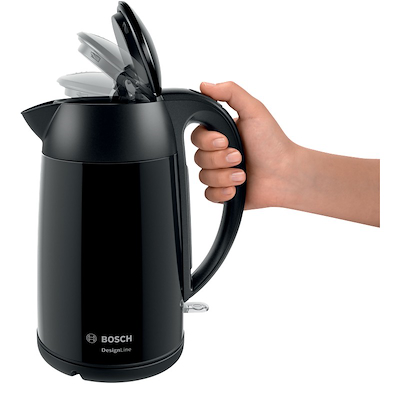 Bosch Designline TWK3P423 elkedel sort 1,7 liter