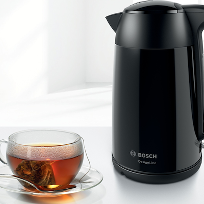 Bosch Designline TWK3P423 elkedel sort 1,7 liter