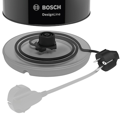 Bosch Designline TWK3P423 elkedel sort 1,7 liter