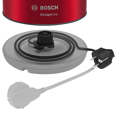 Bosch Designline TWK3P424 elkedel rød 1,7 liter