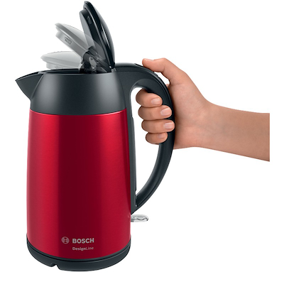 Bosch Designline TWK3P424 elkedel rød 1,7 liter
