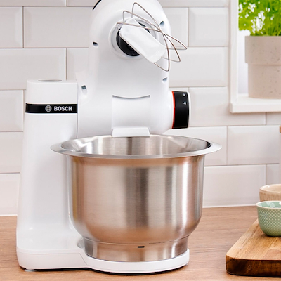 Bosch MUMS2EW40 røremaskine hvid 3,8 liter 700 watt inkl. tilbehør