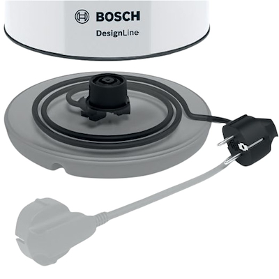 Bosch DesignLine MC812W501 elkedel hvid 1,7 liter 2400 Watt