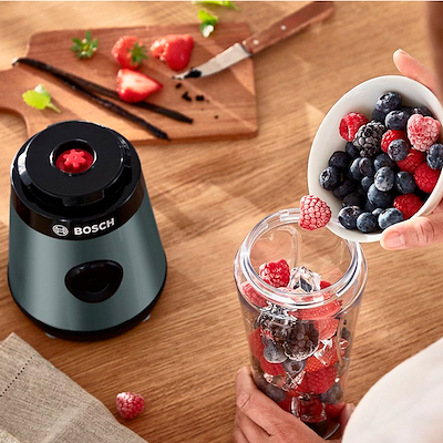 Bosch Blender MMB2111S med To Go kop 450 watt