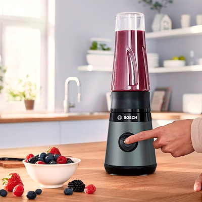 Bosch Blender MMB2111S med To Go kop 450 watt