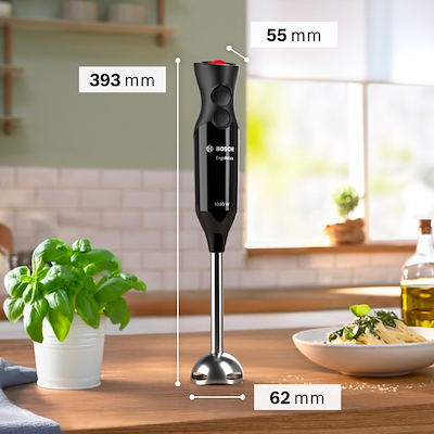 Bosch ErgoMixx MS61B6150 stavblender sort 1000 watt