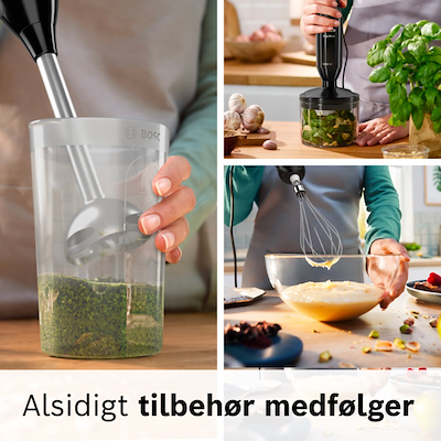Bosch ErgoMixx MS61B6150 stavblender sort 1000 watt