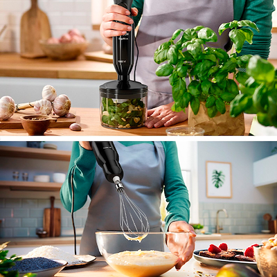 Bosch ErgoMixx MS61B6150 stavblender sort 1000 watt