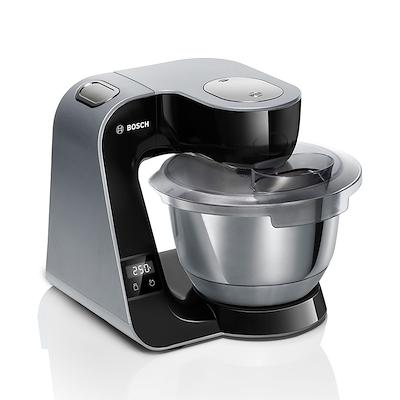Bosch MUM5XC4E serie 4 køkkenmaskine med vægt sort/sølv 1000 watt