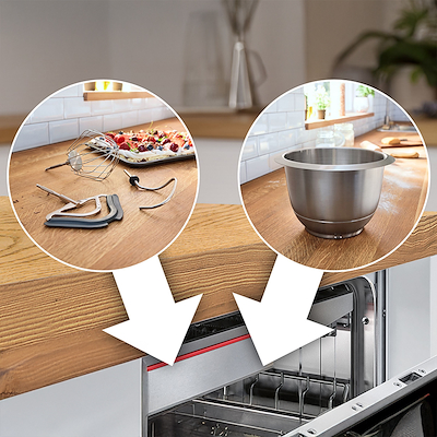 Bosch MUM5XC4E serie 4 køkkenmaskine med vægt sort/sølv 1000 watt