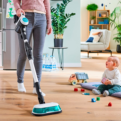 Bosch Unlimited 7 ProHygienic Aqua BCS71HYG1 2-i-1 støvsuger & gulvvask