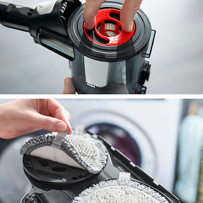 Bosch Unlimited 7 ProHygienic Aqua BCS71HYG1 2-i-1 støvsuger & gulvvask