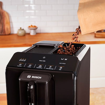 Bosch TIE20119 fuldautomatisk kaffemaskine sort 1300 watt
