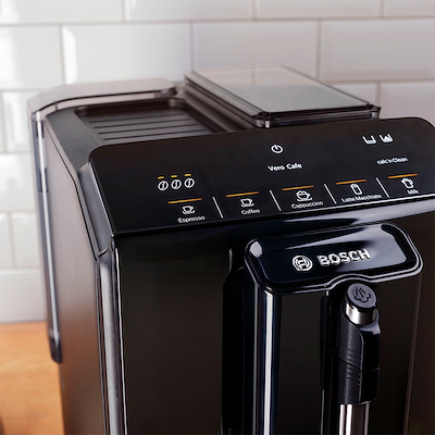 Bosch TIE20119 fuldautomatisk kaffemaskine sort 1300 watt