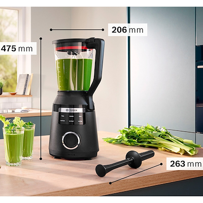 Bosch MMB6654B serie 6 Vitapower blender 1800 watt sort