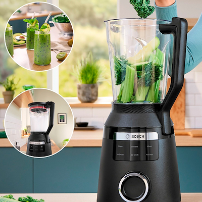 Bosch MMB6654B serie 6 Vitapower blender 1800 watt sort