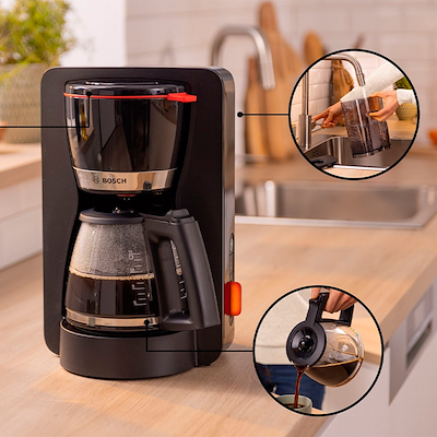 Bosch TKA4M233 MyMoment kaffemaskine sort 1200 Watt