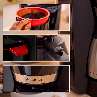 Bosch MyMoment kaffemaskine TKA5M253 med termokande sort 1000 watt