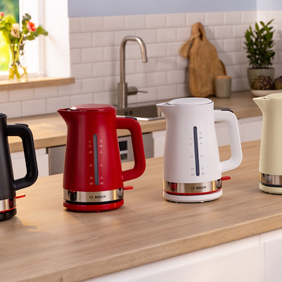 Bosch MyMoment TWK4M221 elkedel hvid & stål 1,7 liter