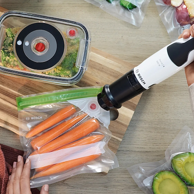 Bosch MSM4W210 Ergomaster stavblender hvid 600 watt