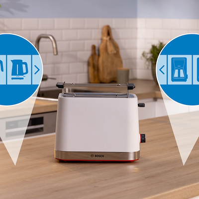 Bosch TAT4M221 MyMoment brødrister hvid 950 Watt