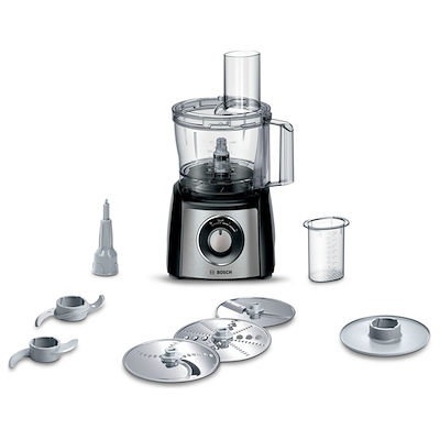 Bosch MCM3421M foodprocessor sort 2,3 liter 800 watt