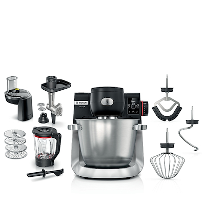 Bosch MUMS6ZS34 køkkenmaskine med vægt sort/stål 1600 watt