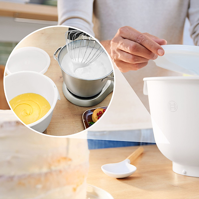 Bosch MUMS6EW18 Serie 6 køkkenmaskine hvid/stål 1600 watt